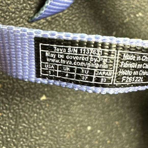 Teva Womens Size US 6 Reflip Strappy Gradiate Aura Shadow Lime Flip Flops - Picture 7 of 7